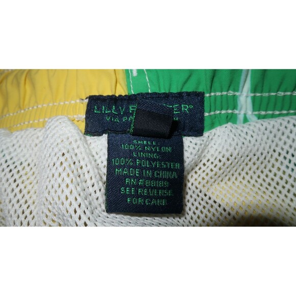 Lilly Pulitzer Men's Swim Trunks Large Floral Via Palm Beach Surf Jams Shorts - Picture 8 of 9